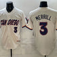 San Diego Padres #3 Jackson Merrill Cream 2026 City Connect Stadium Stitched Baseball Jersey
