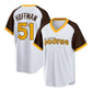 San Diego Padres #51 Trevor Hoffman White Cooperstown Stitched Baseball Jersey