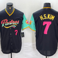 San Diego Padres #7 Ha Seong Kim Number Black NEW 2023 City Connect Cool Base Stitched Baseball Jerseys