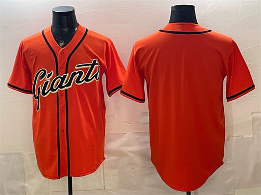 San Francisco Giants Blank Orange Cool Base Stitched Baseball Jersey