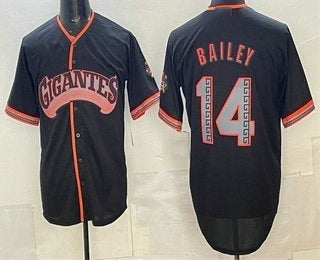 San Francisco Giants #14 Patrick Bailey Black 2026 Alternate Stadium Stitched Baseball Jersey