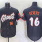 San Francisco Giants #16 Rafael Devers Anthracite 2025 City Connect Limited Stitched Baseball Jersey
