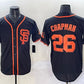 San Francisco Giants #26 Matt Chapman Black Cool Base Stitched Baseball Jersey
