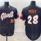 San Francisco Giants #28 Buster Posey Anthracite 2025 City Connect Limited Stitched Baseball Jersey