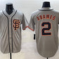 San Francisco Giants #2 Willy Adames Gray Cool Base Stitched Baseball Jersey