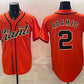 San Francisco Giants #2 Willy Adames Orange Cool Base Stitched Baseball Jersey