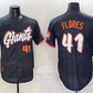 San Francisco Giants #41 Wilmer Flores Anthracite 2025 City Connect Limited Stitched Baseball Jersey