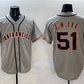 San Francisco Giants #51 Jung Hoo Lee Gray Cool Base Stitched Baseball Jersey