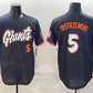 San Francisco Giants #5 Mike Yastrzemski Anthracite 2025 City Connect Limited Stitched Baseball Jersey