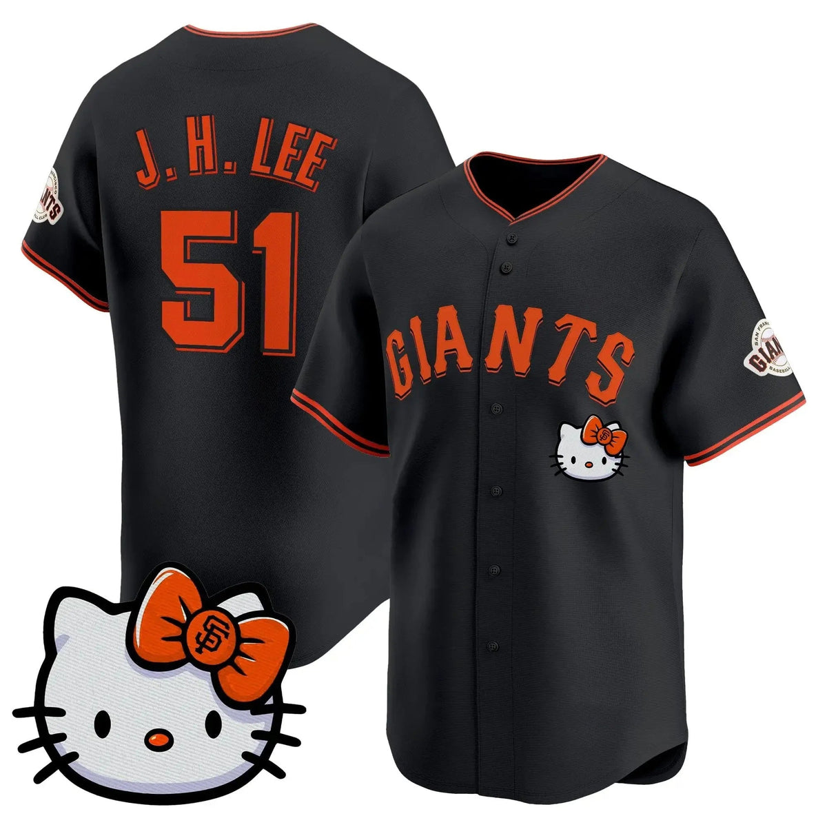 San Francisco Giant #51 Jung Hoo Lee Black Puhics Meow KT Vapor Premier Limited All Stitched Jersey