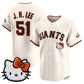 San Francisco Giant #51 Jung Hoo Lee Cream Puhics Meow KT Vapor Premier Limited All Stitched Jersey