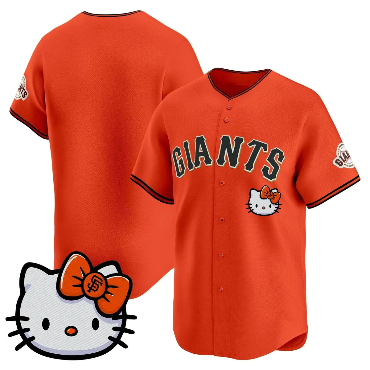 San Francisco Giant Orange Puhics Meow KT Vapor Premier Limited All Stitched Jersey