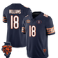 C.Bears #18 Caleb Williams Navy 1920-2025 Vapor Limited Jersey - All Stitched American Football Jerseys