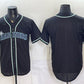 Seattle Mariners Blank 2026 Fashion Replica Black Out Stitched Baseball Jersey