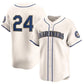 Seattle Mariners #24 Ken Griffey Jr. Cream Cool Baseball Jersey