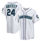Seattle Mariners #24 Ken Griffey Jr. White Cool Baseball Jersey
