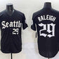 Seattle Mariners #29 Cal Raleigh Black 'Deep Sea Gothic Edition' Vapor Premier Limited Stitched Baseball Jersey