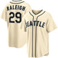 Seattle Mariners #29 Cal Raleigh Cream Alternate Stitched Baseball Jersey