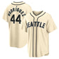 Seattle Mariners #44 Julio Rodr¨ªguez Alternate Cream Baseball Jersey