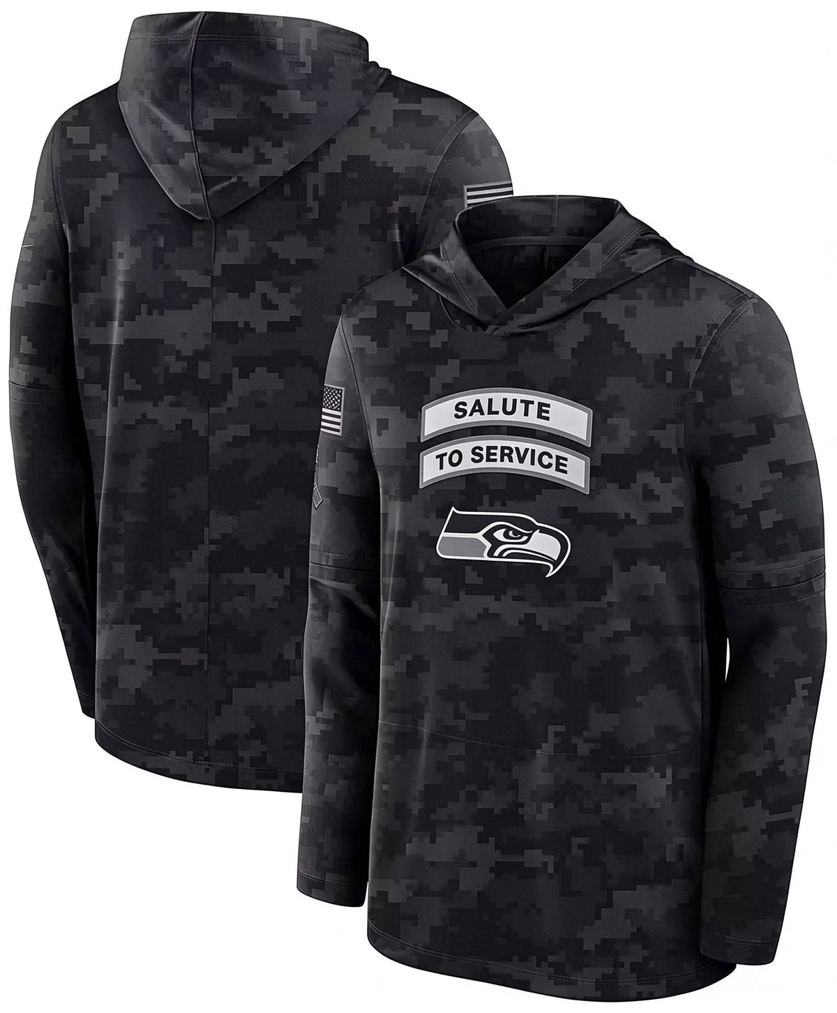 S.Seahawks 2026 Salute To Service Club Pullover Hoodie Cheap sale Birthday and Christmas gifts Stitched American Football Jersey