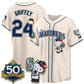 Seattle Mariners #24 Ken Griffey Jr. Meow KT Night Cream Puhics Limited Jersey - All Stitched V2