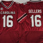 S.Carolina Fighting Gamecocks #16 LaNorris Sellers Garnet Stitched American College Jerseys