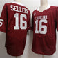 S.Carolina Fighting Gamecocks #16 LaNorris Sellers Garnet Stitched American College Jerseys