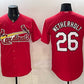 St. Louis Cardinals #26 JJ Wetherholt Red Cool Base Stitched Baseball Jersey