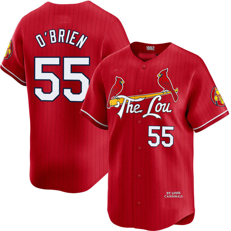 St. Louis Cardinals #55 Riley Brien City Connect Limited Jersey Baseba ...