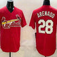 St Louis Cardinals #28 Nolan Arenado Red Stitched Cool Base Baseball Jerseys