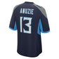 T.Titans #13 Chidobe Awuzie Navy Game Stitched American Football Jerseys