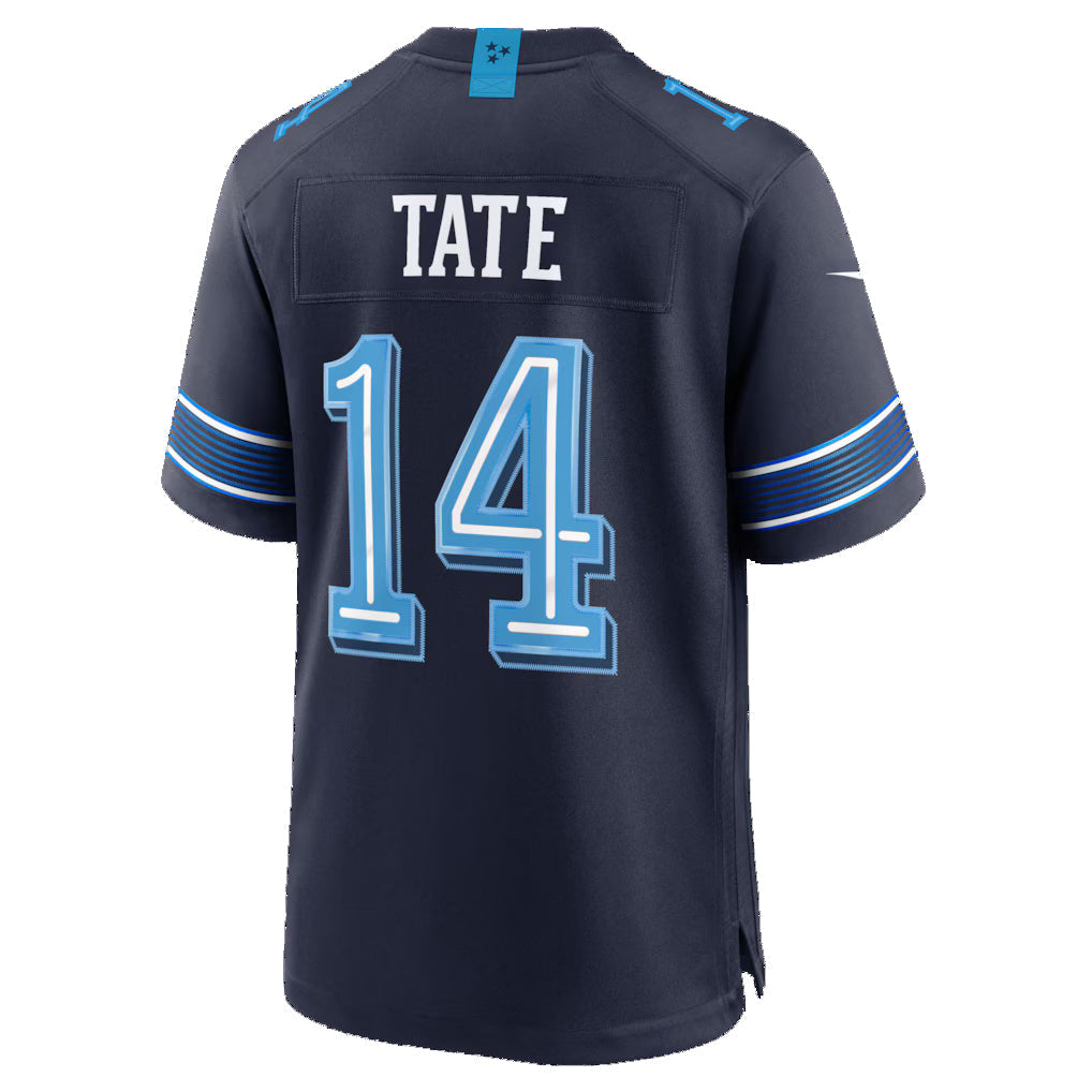 T.Titans #14 Carnell Tate Navy 2026 Rivalries Collection Game Football Jersey