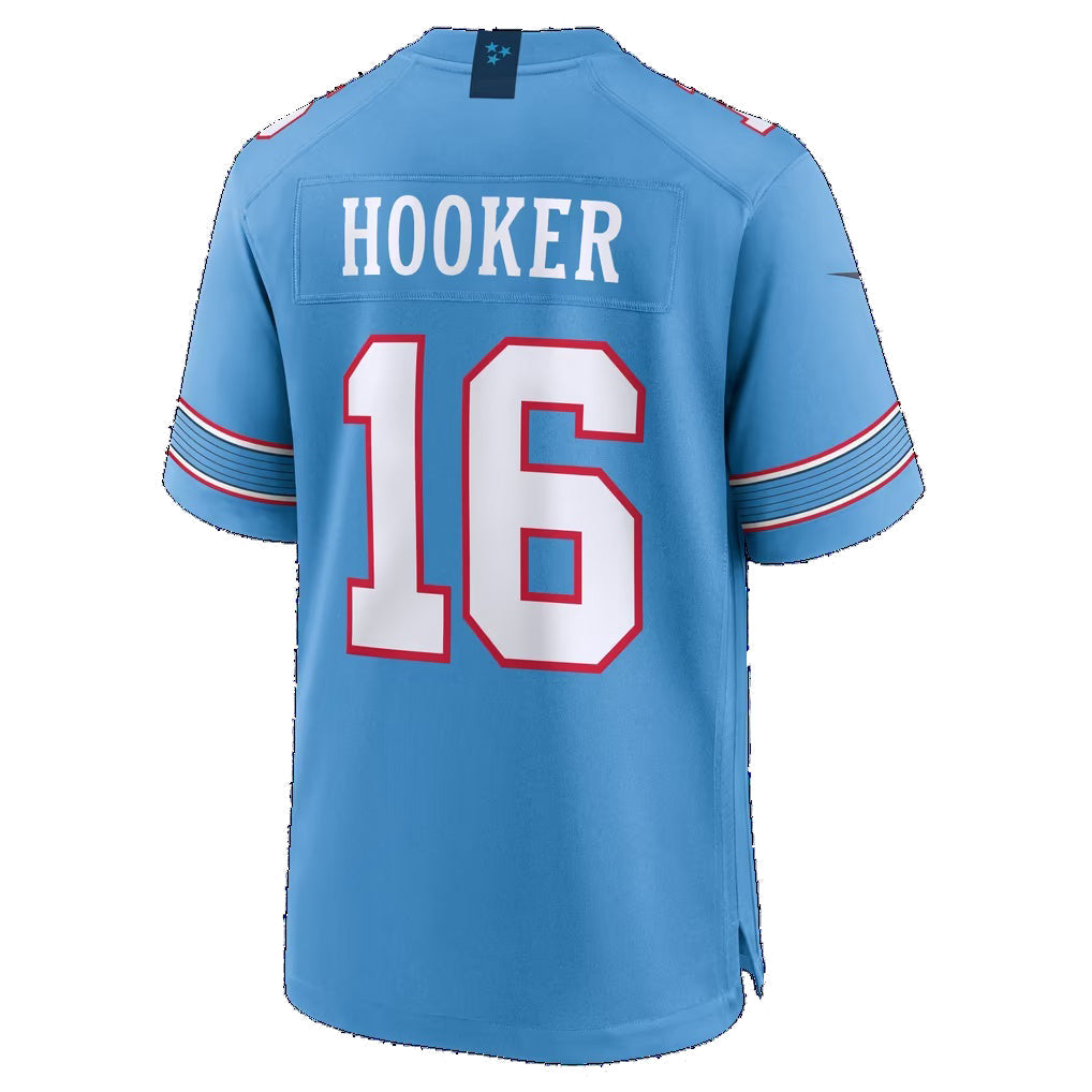 T.Titans #16 Hendon Hooker Light Blue Team Game Football Jersey