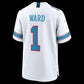 T.Titans #1 Cameron Ward White Game Stitched American Football Jersey