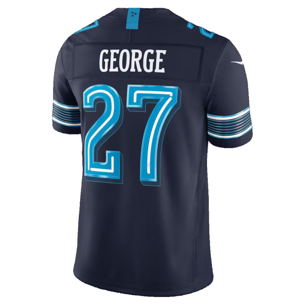 T.Titans #27 Eddie George Navy 2026 Rivalries Collection Stitched Limited Football Jersey