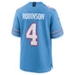 T.Titans #4 Wan'Dale Robinson Light Blue Team Game Stitched American Football Jersey
