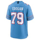 T.Titans #79 Pat Coogan Light Blue Team Game Football Jersey