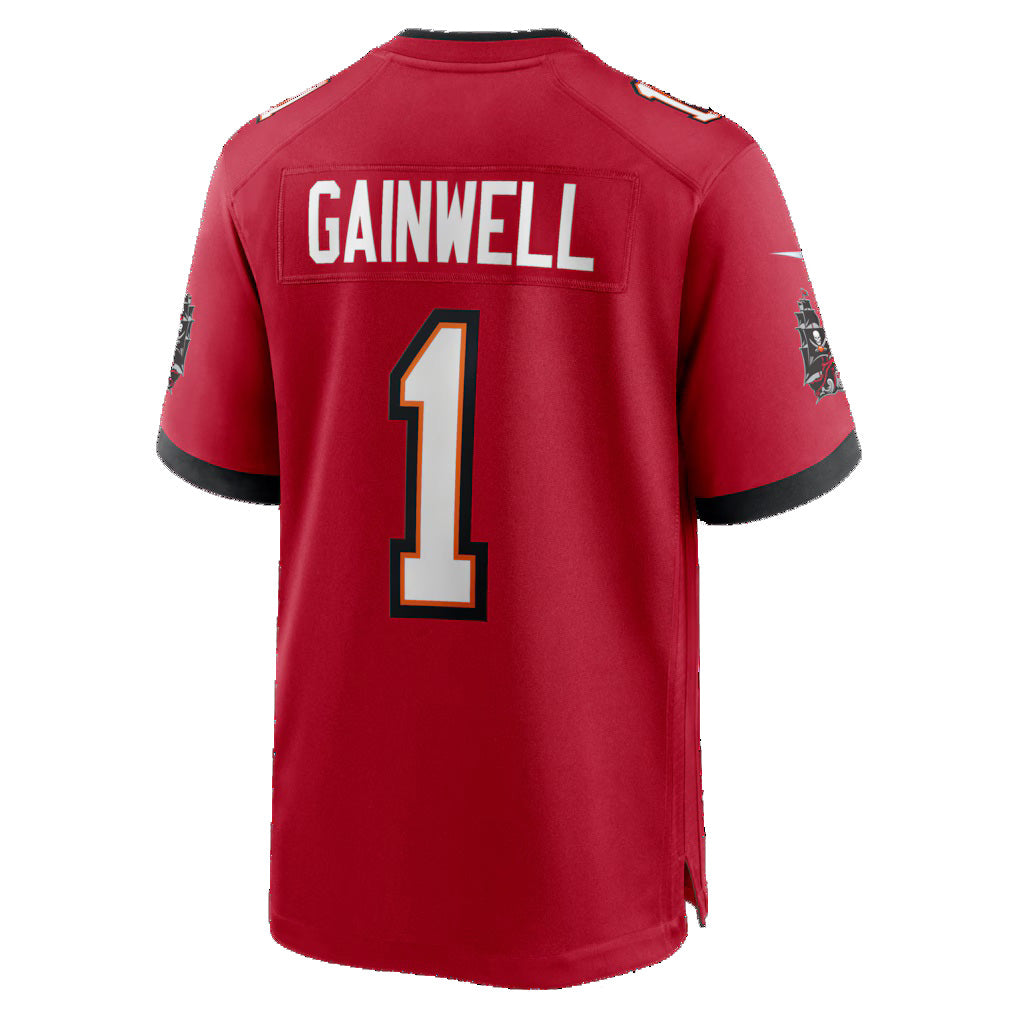 TB.Buccaneers #1 Kenneth Gainwell Red Team Game American Football Jerseys