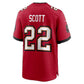 TB.Buccaneers #22 Keionte Scott Red Team Game Football Jersey