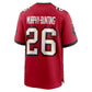 TB.Buccaneers #26 Sean Murphy-Bunting Red Team Game Football Jersey