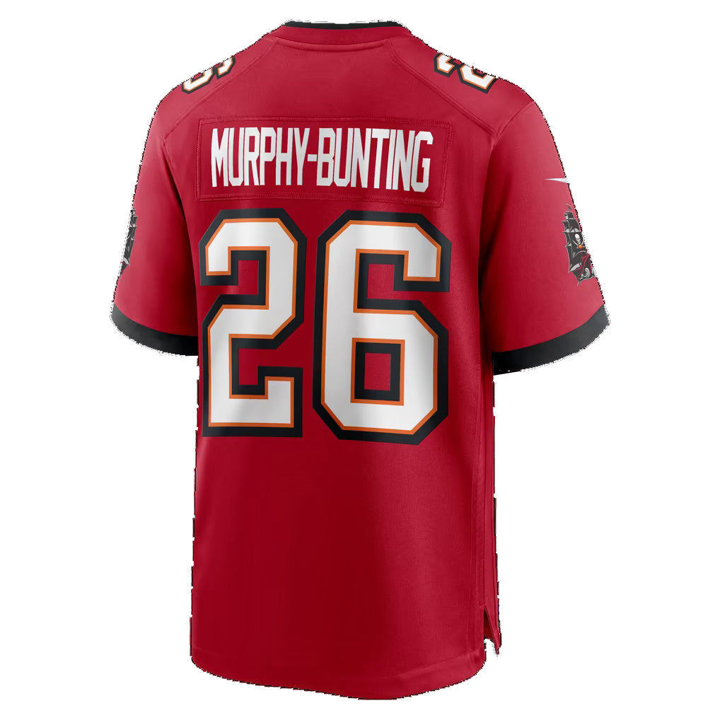 TB.Buccaneers #26 Sean Murphy-Bunting Red Team Game Football Jersey