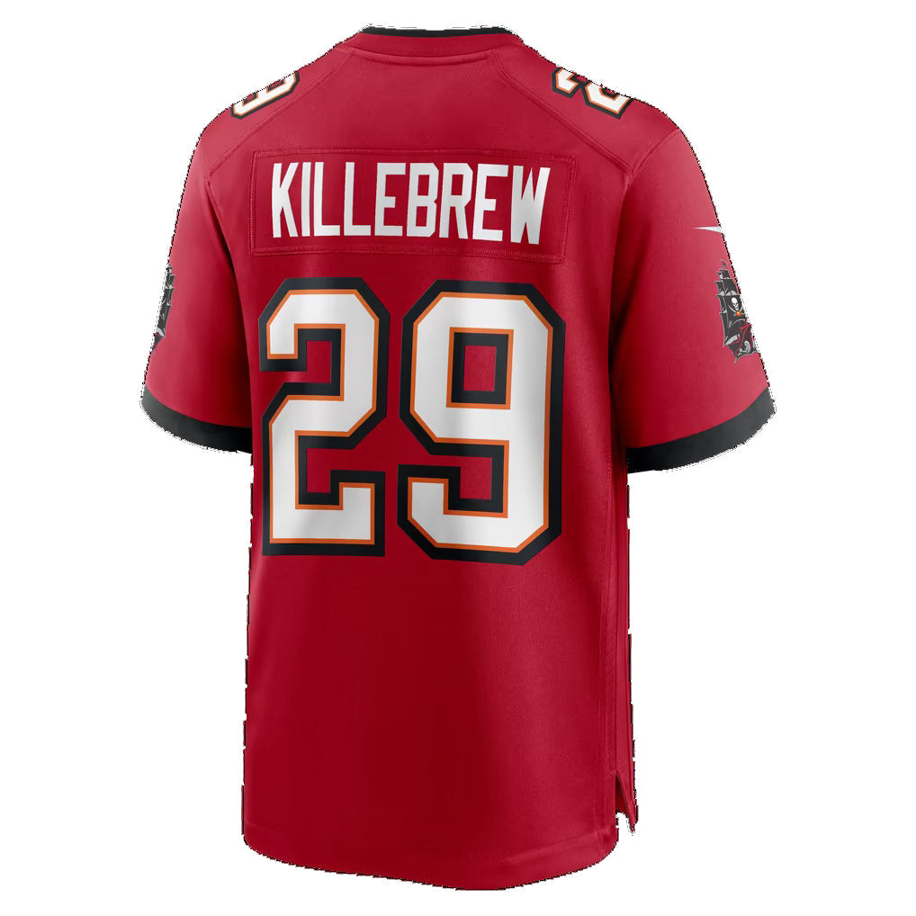 TB.Buccaneers #29 Miles Killebrew Red Team Game Football Jersey