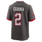 TB.Buccaneers #2 Emeka Egbuka Pewter Alternate Game Player American Football Jerseys