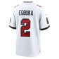 TB.Buccaneers #2 Emeka Egbuka White 50th Season Game American Football Jerseys