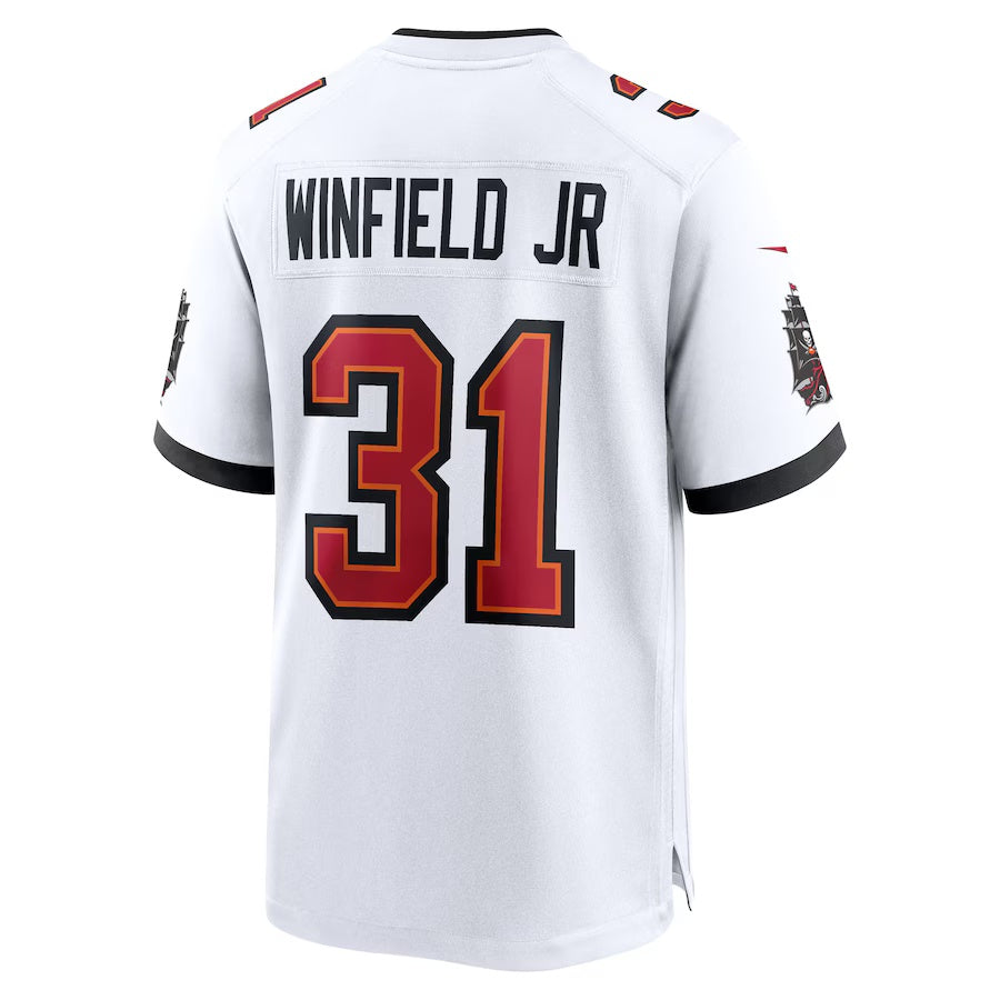TB.Buccaneers #31 Antoine Winfield Jr. White 50th Season Patch Game Stitched American Football Jerseys