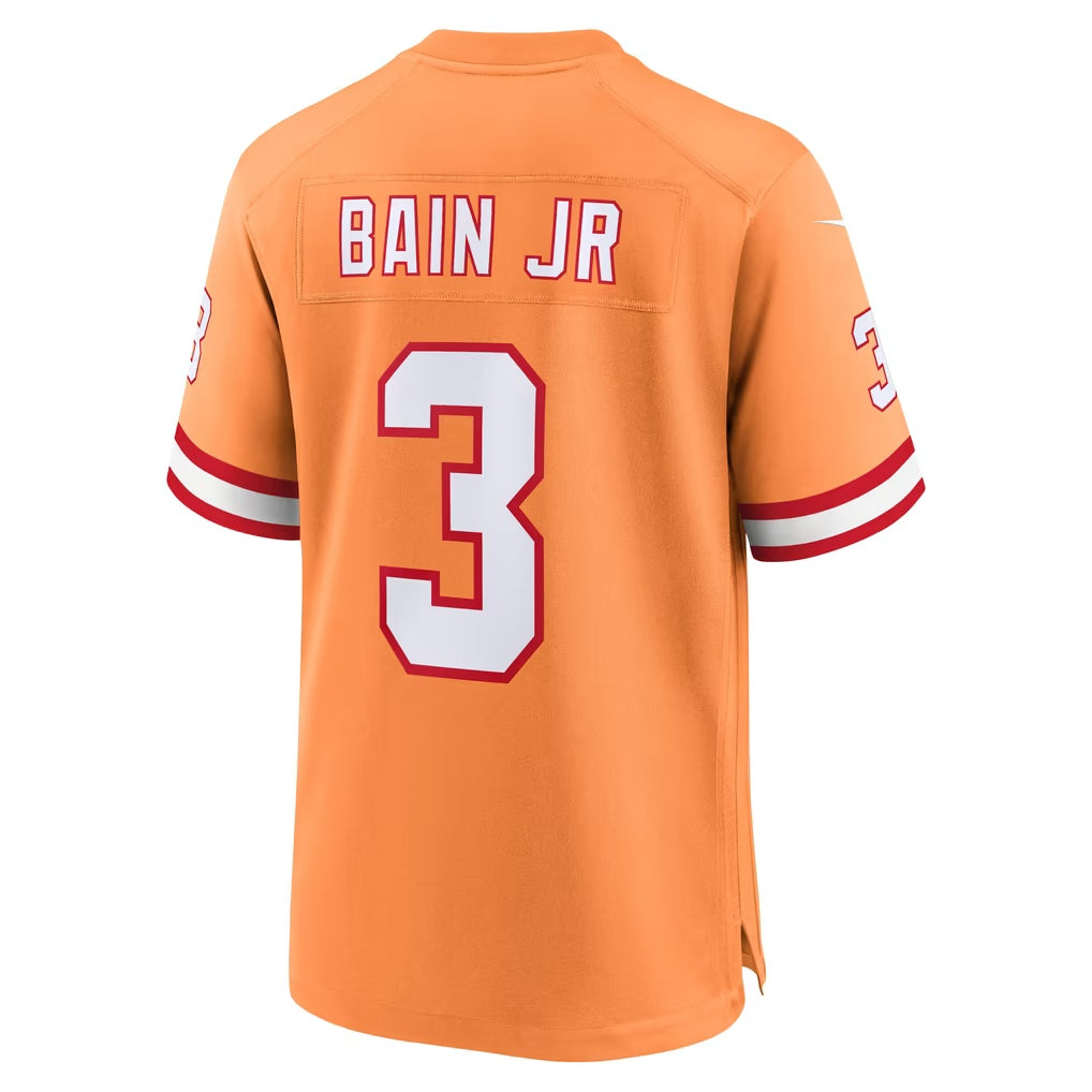 TB.Buccaneers #3 Rueben Bain Jr. Creamsicle Alternate Game Football Jersey