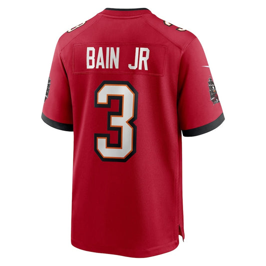 TB.Buccaneers #3 Rueben Bain Jr. Red 2026 Draft First Round Pick No. 15 Team Game Stitched American Football Jersey
