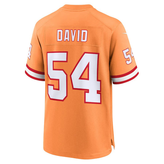 TB.Buccaneers #54 Lavonte David Creamsicle 50th Season Game American Football Jerseys