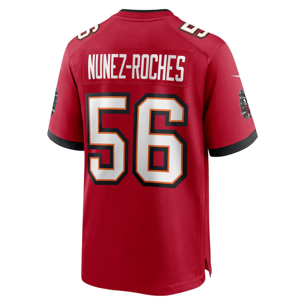 TB.Buccaneers #56 Rakeem Nunez-Roches Red Team Game American Football Jerseys