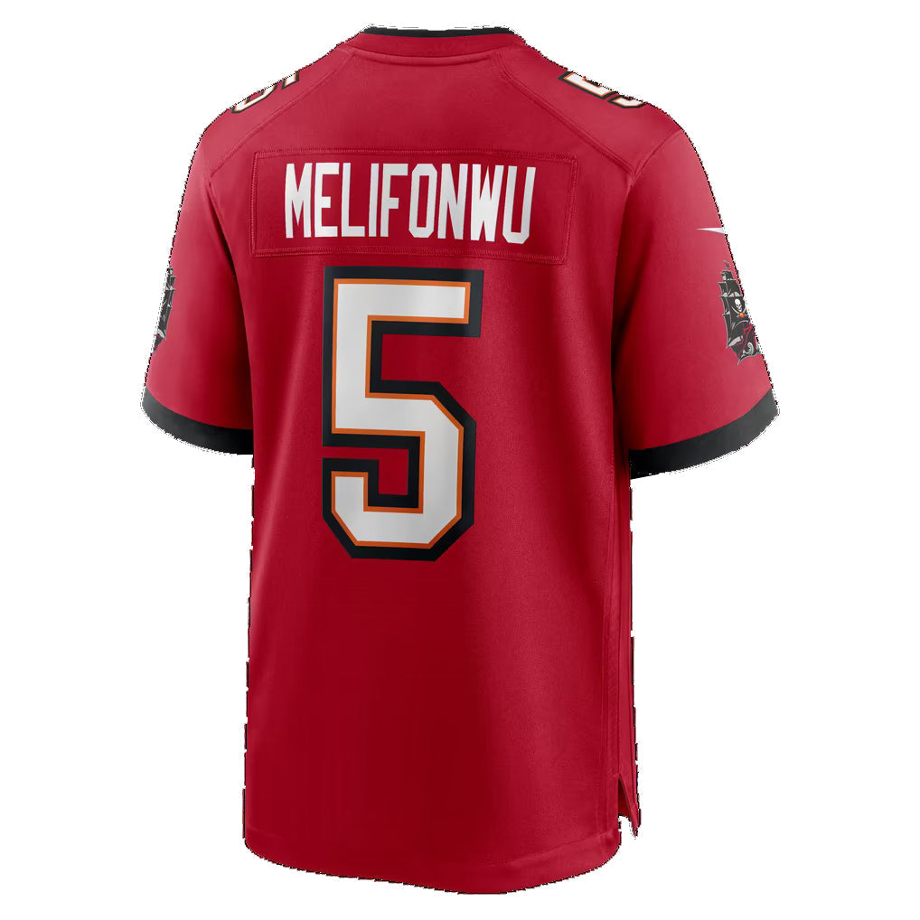 TB.Buccaneers #5 Ifeatu Melifonwu Red Team Game Football Jersey